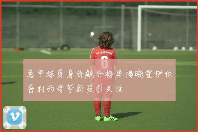 意甲球员身价飙升榜单揭晓霍伊伦普利西奇等新星引关注